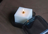 Kurashi no Kaori Candle Vessel, Gray Glass