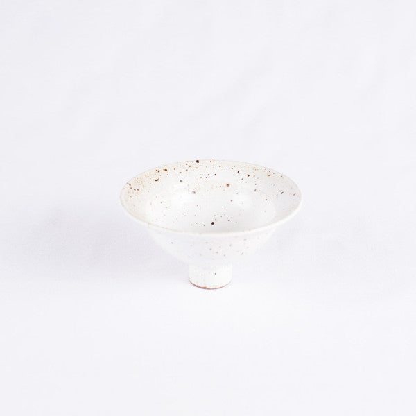 Hat Shaped Rice Bowl, Creamy White