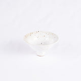 Hat Shaped Rice Bowl, Creamy White