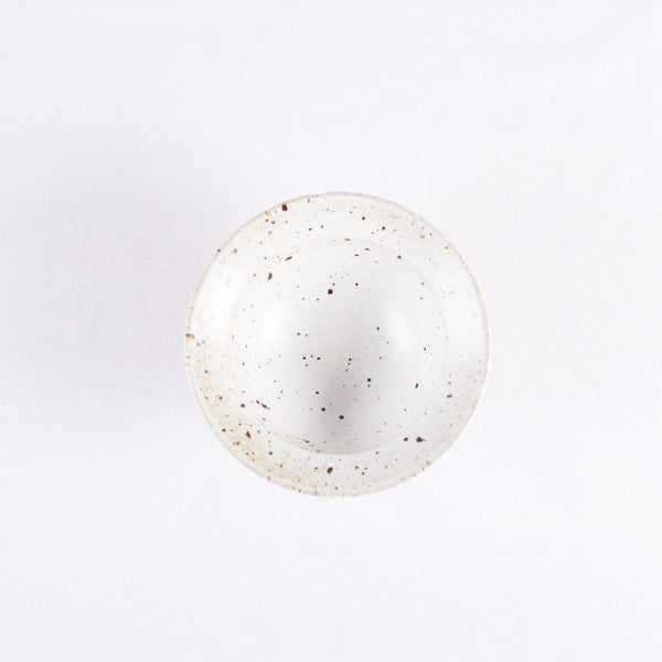 Hat Shaped Rice Bowl, Creamy White