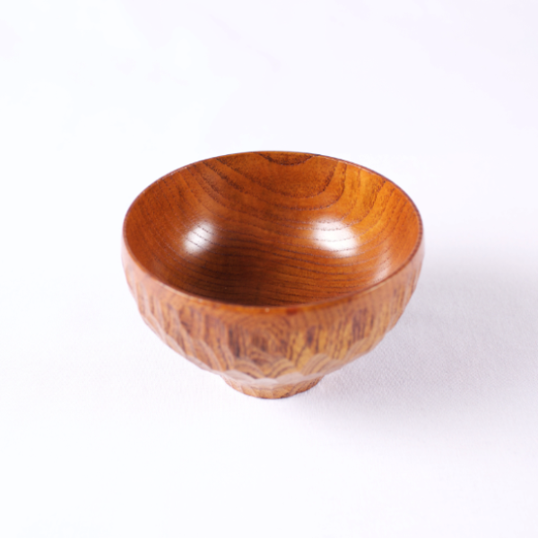Small Wooden Bowl, Textured