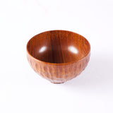 Medium Wooden Bowl, Textured