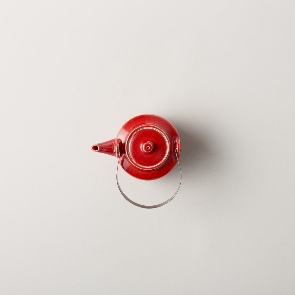 Hasami Teapot, Red