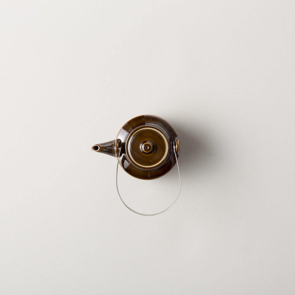Hasami Teapot, Brown