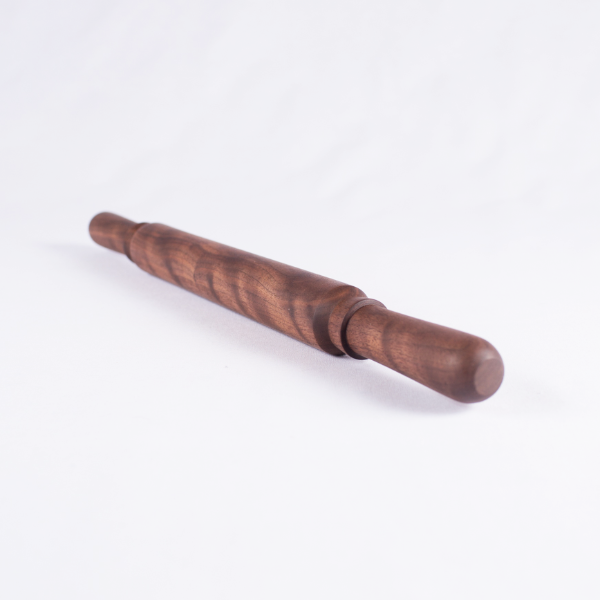 Solid Walnut Rolling Pin, Round End