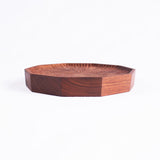 Medium Polygon Walnut Plate