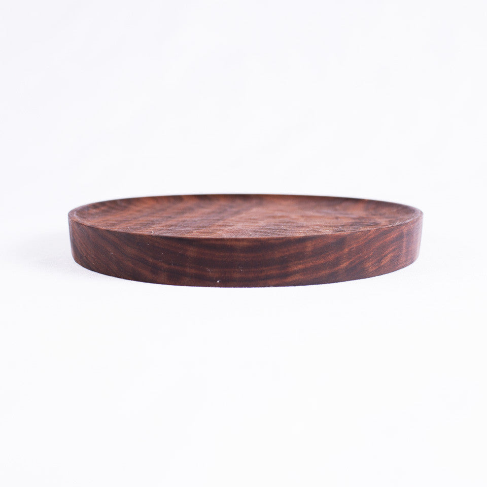 Medium Round Walnut Plate
