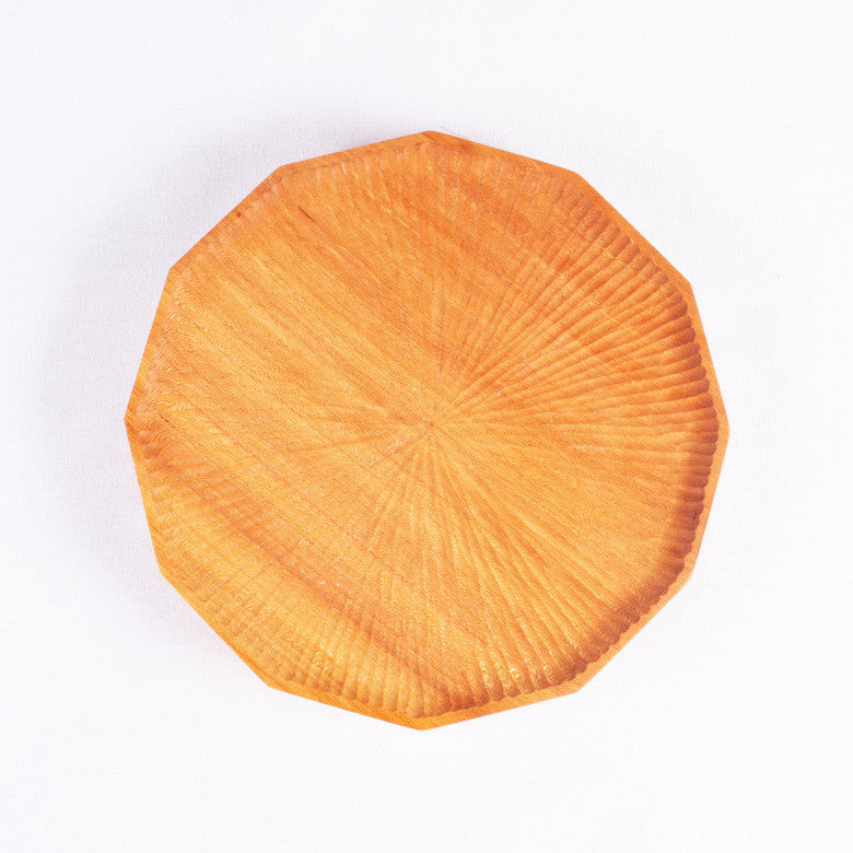 Medium Polygon Cherry Plate