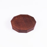Small Polygon Walnut Plate