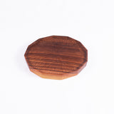 Small Polygon Walnut Plate