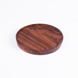 Small Round Walnut Plate