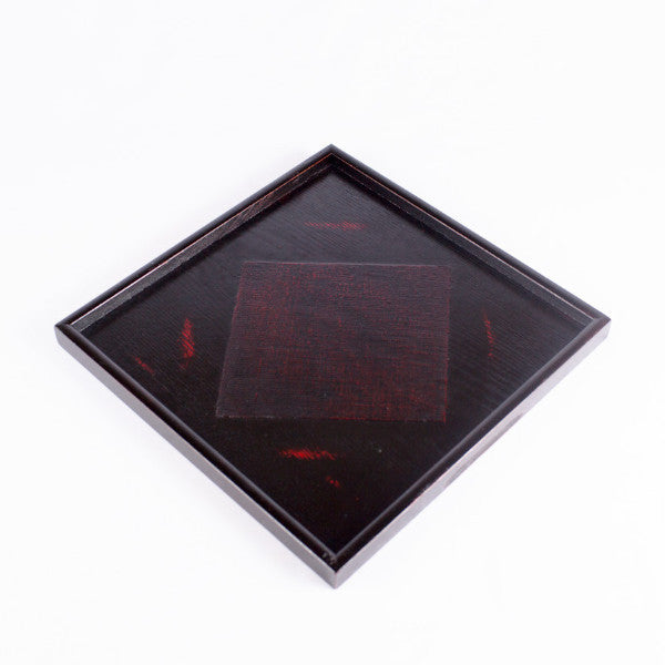 Lacquer Wood Tray, Black