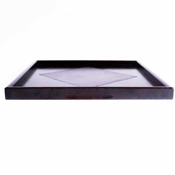Lacquer Wood Tray, Black
