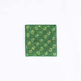 Tie Dye Pea Pattern Handmade Coaster, Avocado