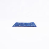 Tie Dye Pea Pattern Handmade Coaster, Indigo