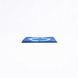 Discharge Print Gourd Pattern Handmade Coaster, Indigo