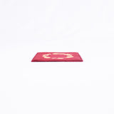 Discharge Print Gourd Pattern Handmade Coaster, Grape