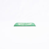 Discharge Print Gourd Pattern Handmade Coaster, Avocado