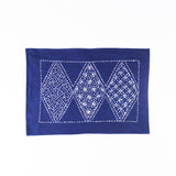 Hand-stitched Cotton Handmade Placemat, Argyle