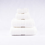 Gentle Natural Bamboo Cotton Washcloth, White