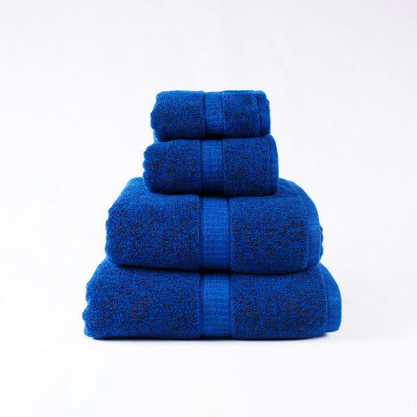 Gentle Natural Bamboo Cotton Bath Towel, Indigo