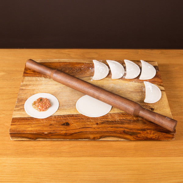 Solid Walnut Rolling Pin, Flat End
