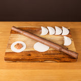 Solid Walnut Rolling Pin, Flat End