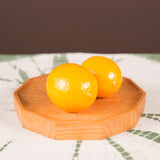 Small Polygon Cherry Plate