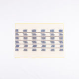 Dyed Hemp Twine Line Pattern Handmade Placemat, Lemon