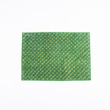 Tie Dye Pea Pattern Handmade Placemat, Avocado