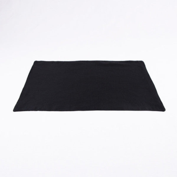 The Gourmet French Linen Placemat, Charcoal Black