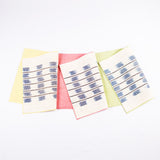 Dyed Hemp Twine Line Pattern Handmade Placemat, Lemon