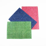 Tie Dye Pea Pattern Handmade Placemat, Avocado