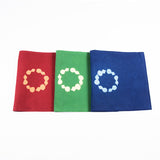 Discharge Print Gourd Pattern Handmade Placemat, Grape