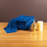 Gentle Natural Bamboo Cotton Bath Sheet, Indigo