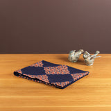 Tiger Lily Indigo Tie Dye Throw