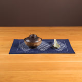 Hand-stitched Cotton Handmade Placemat, Argyle