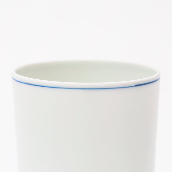 Hirado Paper Thin Sake Cup, Line