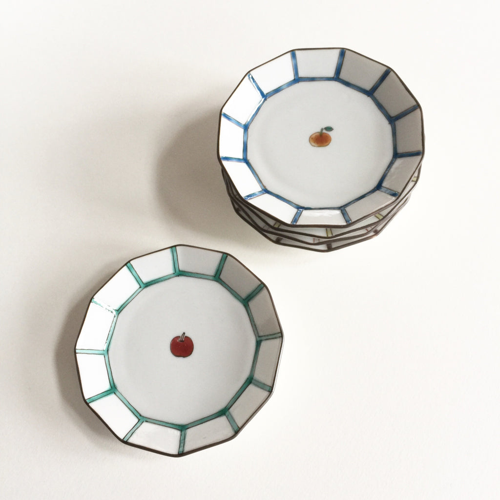 Japanese Kutani Fruit Plate