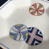 Arita Plate, Embroidered Balls