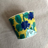 Japanese Kutani Tea Cup, Mountain Peony