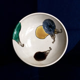 Hand Painted Eggplant Bowl
