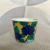 Japanese Kutani Tea Cup, Mountain Peony