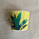 Japanese Kutani Tea Cup, Japanese Sacred Lily