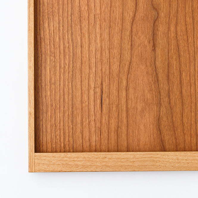 Large Woodline Tray, Black Cherry
