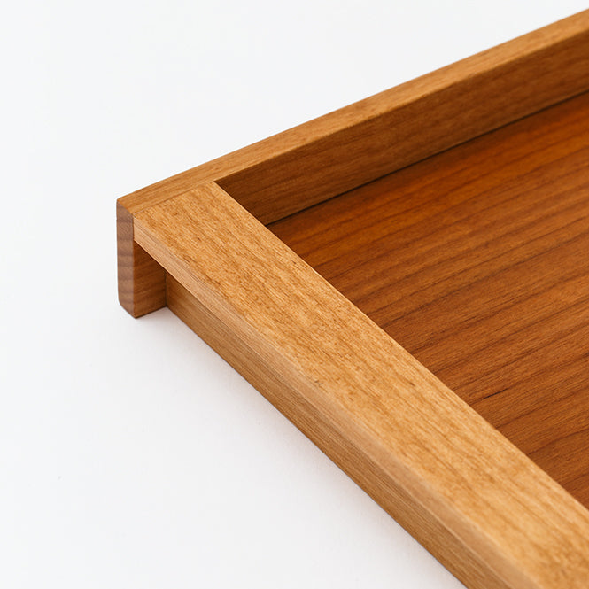 Large Woodline Tray, Black Cherry