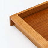 Large Woodline Tray, Black Cherry
