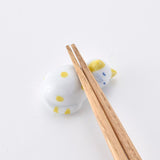 Hand-painted Chopstick Rest, Yellow Cat