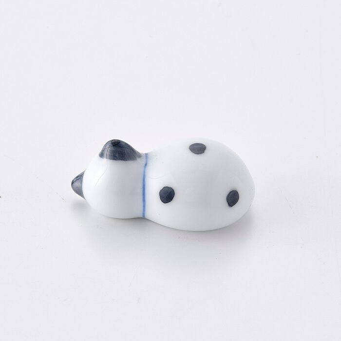 Hand-painted Chopstick Rest, Gray Cat