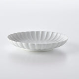 White Kikuko Plate, Medium